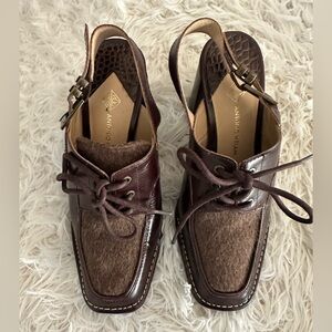 Antonio Melani Rae Leather Slingback Pumps